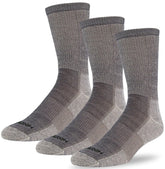 J.B. Field's Hiker GX gray merino sock 3-pack for all-season comfort.