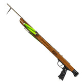 JBL Woody Elite mahogany barrel delivers balanced handling for stealth reef hunting.