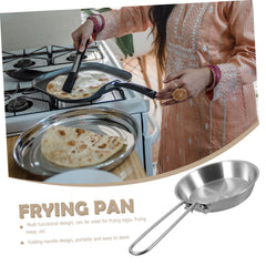 JECOMPRIS stainless steel compact pan offers durable, easy-to-clean performance for travel.