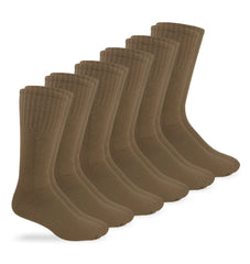 Jefferies women's military boot socks in coyote brown for outdoor hiking and rugged boots.