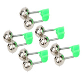 JERYS fishing rod alert bell green clip-on for reliable bite notification