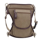 JESSIE & JAMES concealed carry leg bag closeup with durable canvas.