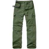 Jessie Kidden Mens Hiking Pants Front View shows versatile travel-ready design for comfort.