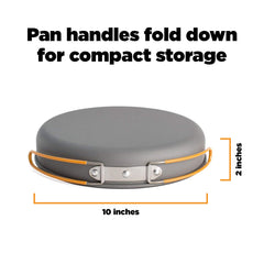Jetboil ceramic nonstick surface for effortless release and quick cleanup