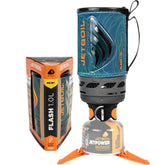 Jetboil Flash 1L ignition knob showing one-step auto ignition for quick starts