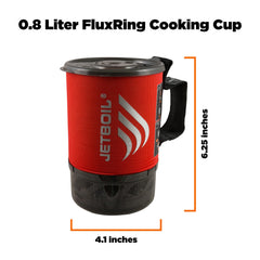 Jetboil MicroMo insulated cozy keeps water hot longer between boil and sip.
