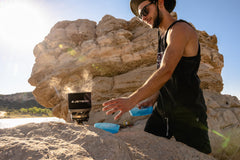 Jetboil MiniMo fluxring-cooking-cup demonstrates even heat for solo cooking on the go.