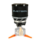 Jetboil MiniMo stove-assembly shows compact setup for fast meals on trail.