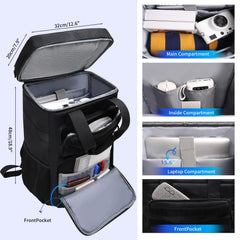 Jetviivid Cooler Backpack top compartment shows separate wet/dry zones for easy packing.