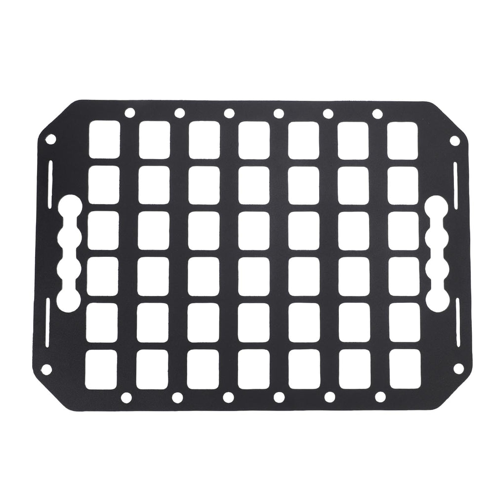 Jiawu Side Bed MOLLE Panel 14x10 inch keeps tools organized during travel.
