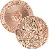 Jig Pro Shop Intaglio Spartan Design 3 medallion front view with deep relief detail