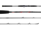 Jigging World Hybrid 7ft Xheavy rod close-up highlighting lightweight nano carbon blank and sensitivity.
