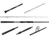 Jigging World Onyx Inshore Rod 7 ft 6 in angled shot highlighting strong construction for boat jigging.