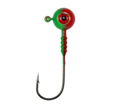 Jigging World Power Ball Jig Head 1oz Nuclear Chicken with upgraded bait keeper and long shank