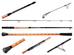Jigging World Shadow Surf Rod with ergonomic reel seat for comfortable all-day fishing.