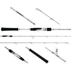 Jigging World Silver Bullet slow pitch rod 6 ft 5 in for all-day jigging versatility.