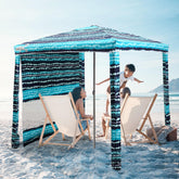 Jihfmo Beach Cabana 6.2ft square canopy providing broad shade for family outings.