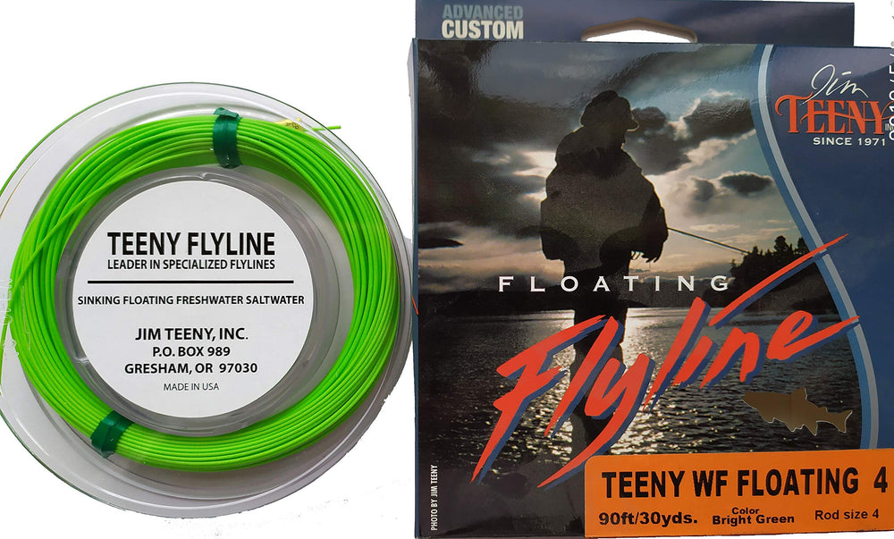 Jim Teeny WF-F-4 floating line in green boosts visibility for precise casting and smooth mends