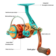 JINDEALLY Macaron reel CNC routing highlights precision casting and durability