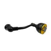 JINOHNAMILL 63mm power handle front view shows bold black-red design for confident grip.
