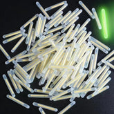 Jinshining 100-pack 3mm glow sticks for fishing