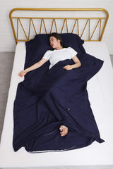 JITTY navy liner bottom zipper for adjustable foot area