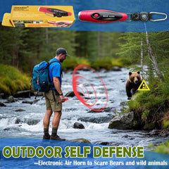 JIUSAIRUI durable ABS shell resists drops and harsh weather.