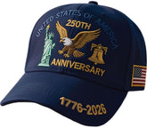 Jixrenda 1776-2026 anniversary cap with bold 3D printing detail for everyday wear.