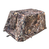 J.M RUSK Doghouse Ground Blind foldable setup for quick transport
