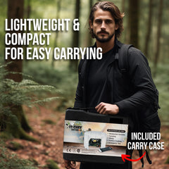 Jo Chef compact stove design fits up to a 10-inch pan for versatile camp cooking