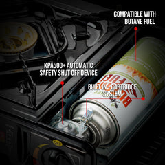 Jo Chef 3lb durable mini stove with carrying case for travel.