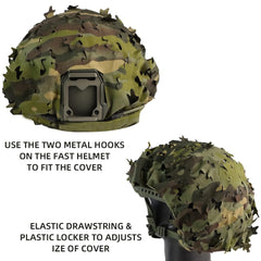 JOAXOR helmet cover demonstrates quick deployment and compact packing