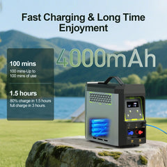 Jocoevol unit with LCD panel displaying precise temperature control for safe use