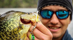 Slow retrieve action of Super Striker in water column