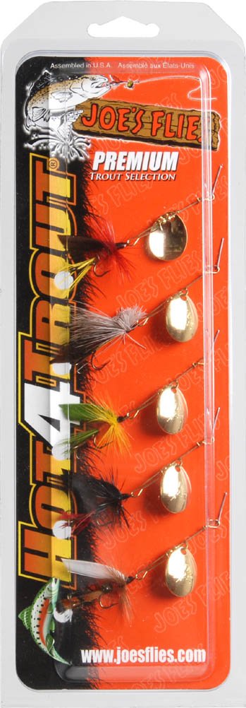 Joe's TPP-5-A Hot 4 Trout Assortment shown for versatile trout fishing on the water