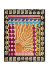 Johnny Was Solstice Travel Blanket with reversible design for versatile wear