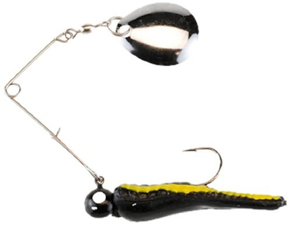 Beetle Spin Nickel Blade Jig in Black/Yellow Stripe, 1-1/2-Inch