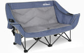Join Nature double camping chair with low-slung seat for comfortable campsite seating.