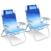 Join Nature tall beach chair with 16-inch seat height for easy sitting on sand
