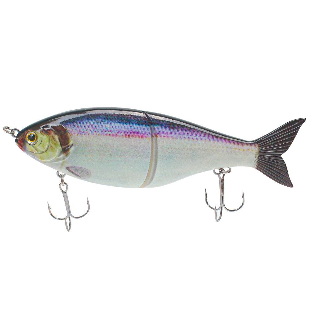 Jointed fishing lure Bluegill Shad 7in profile