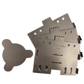 Jolmo Lander titanium pot stand folding for a compact camp setup
