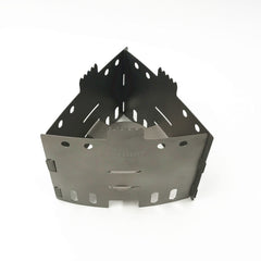 Jolmo Lander tray and windscreen shields stove flame in breezy conditions