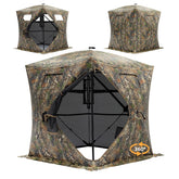 JOMAILIEEL 360-degree see-through windows for full visibility with concealment during hunts.