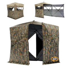 JOMAILIEEL 360deg see-through blind panorama provides full visibility for spotting game.