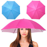 JOONOR umbrella hat pack 2 folded for compact carry and hands-free protection.