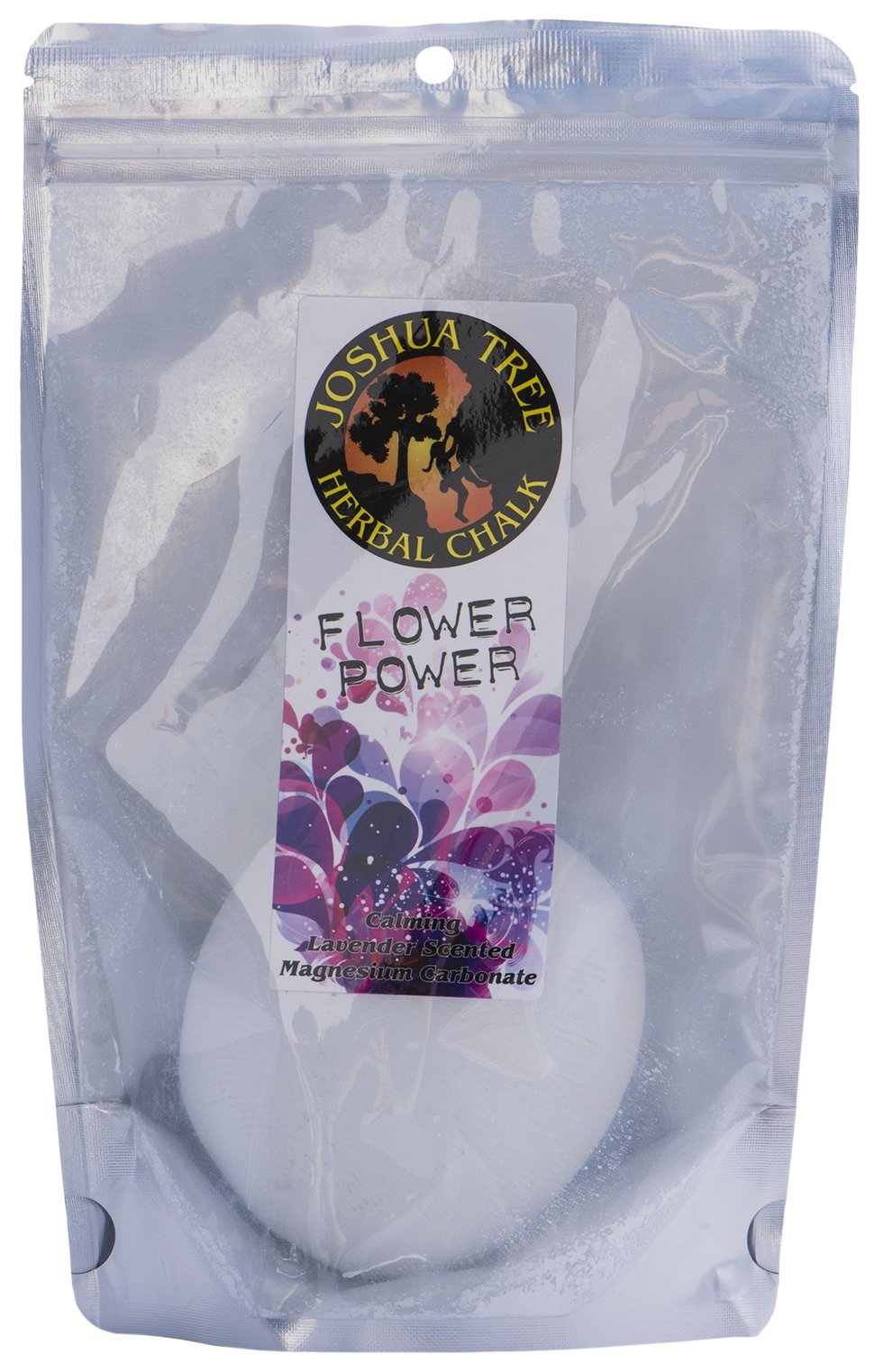 JOSHUA TREE Flower Power chalk ball for climbers with cooling menthol aroma mid-chalk
