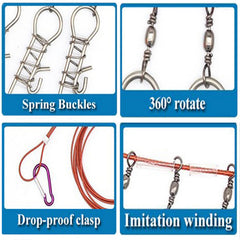 Bright float attached to Joyeee stringer for visibility