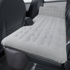 JOYTUTUS back seat mattress with built-in pump inflates quickly for Cybertruck trips.