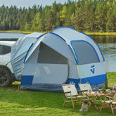 JOYTUTUS SUV Tent rainfly provides weather protection for family car camping.