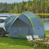 JOYTUTUS SUV Tent waterproof rainfly shields gear during rain and drizzle